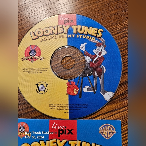 Looney Tunes Photo Print Studio PC Cd-rom Windows 95/98 BUGS BUNNY - Picture 3 of 4